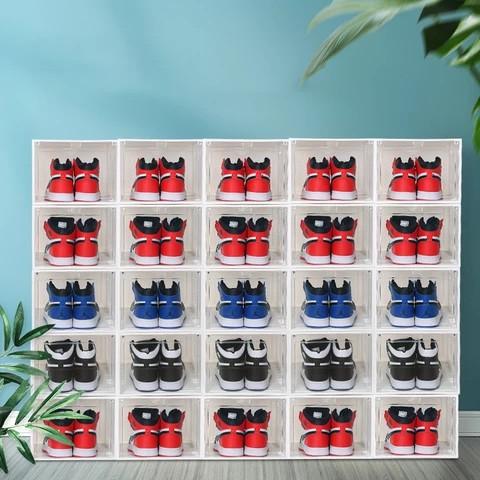 Stackable Shoe Box. (Category: Shelves, Cabinets & Racks) located in Singapore. Submitted by softyy (Listing ID 1183018254, Image 3). Description: 1.Pre order needed. 2.Each at $14sgd 3. Black or white.
