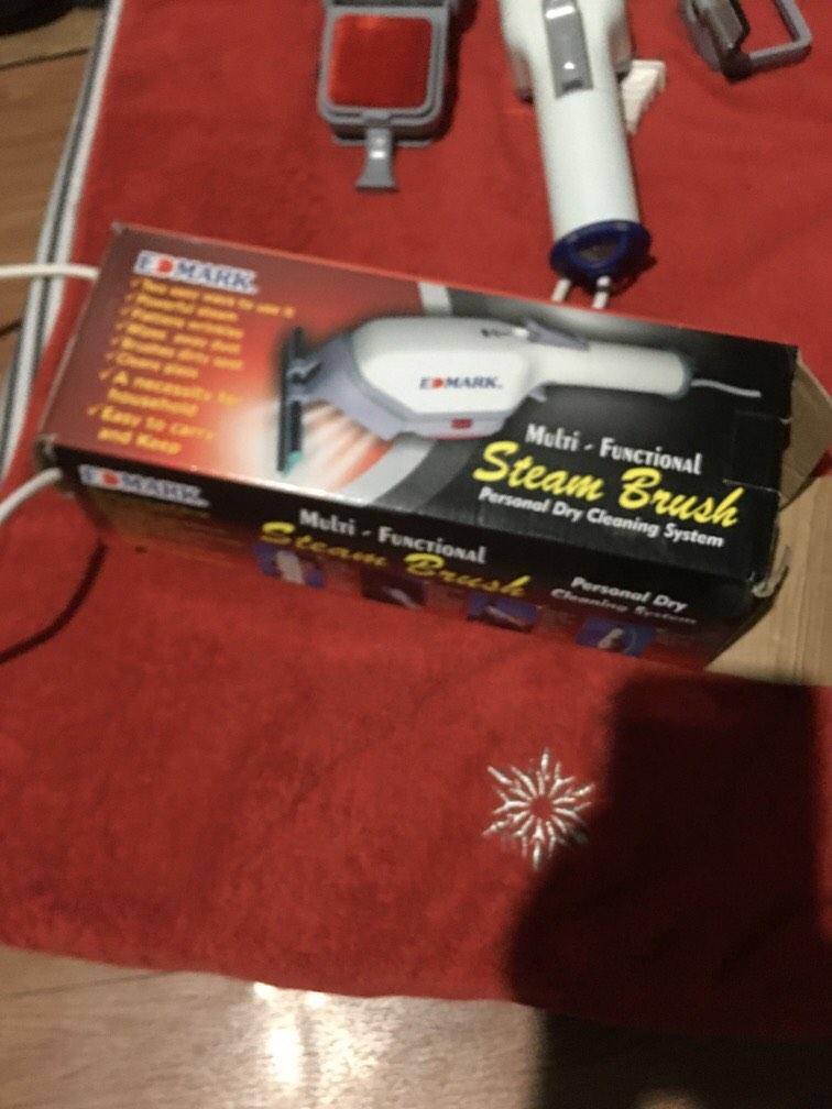 Steam Brush Personal Dry Cleaning System By EdMark, TV & Home