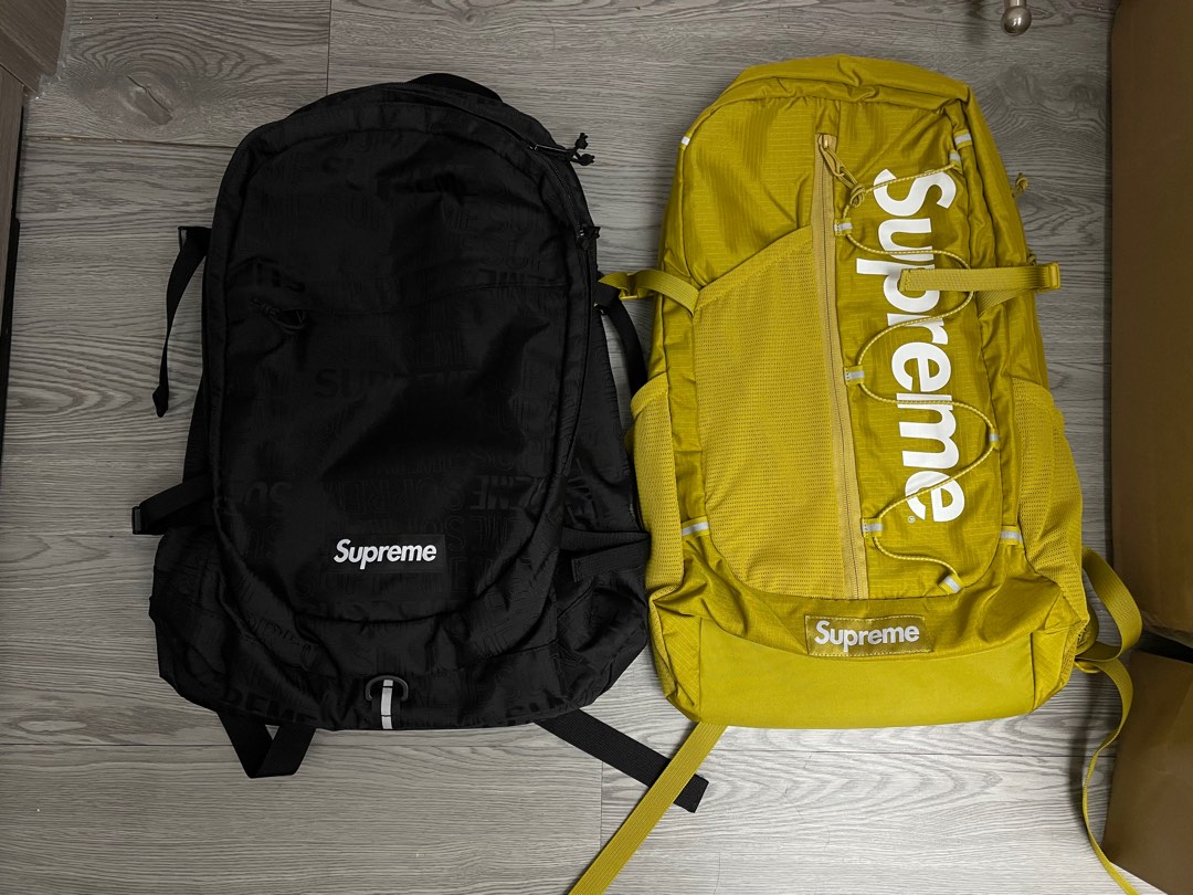 Supreme Backpack 17ss & 19ss 背包, 男裝, 袋, 背包- Carousell