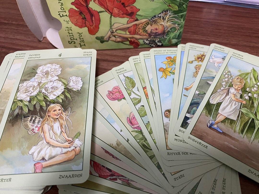 The spirit of flowers tarot card, 興趣及遊戲, 玩具& 遊戲類- Carousell