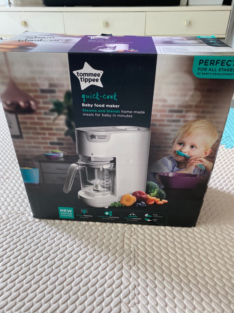 Tommee Tippee Quick Cook Baby Food Maker, Babies & Kids, Nursing