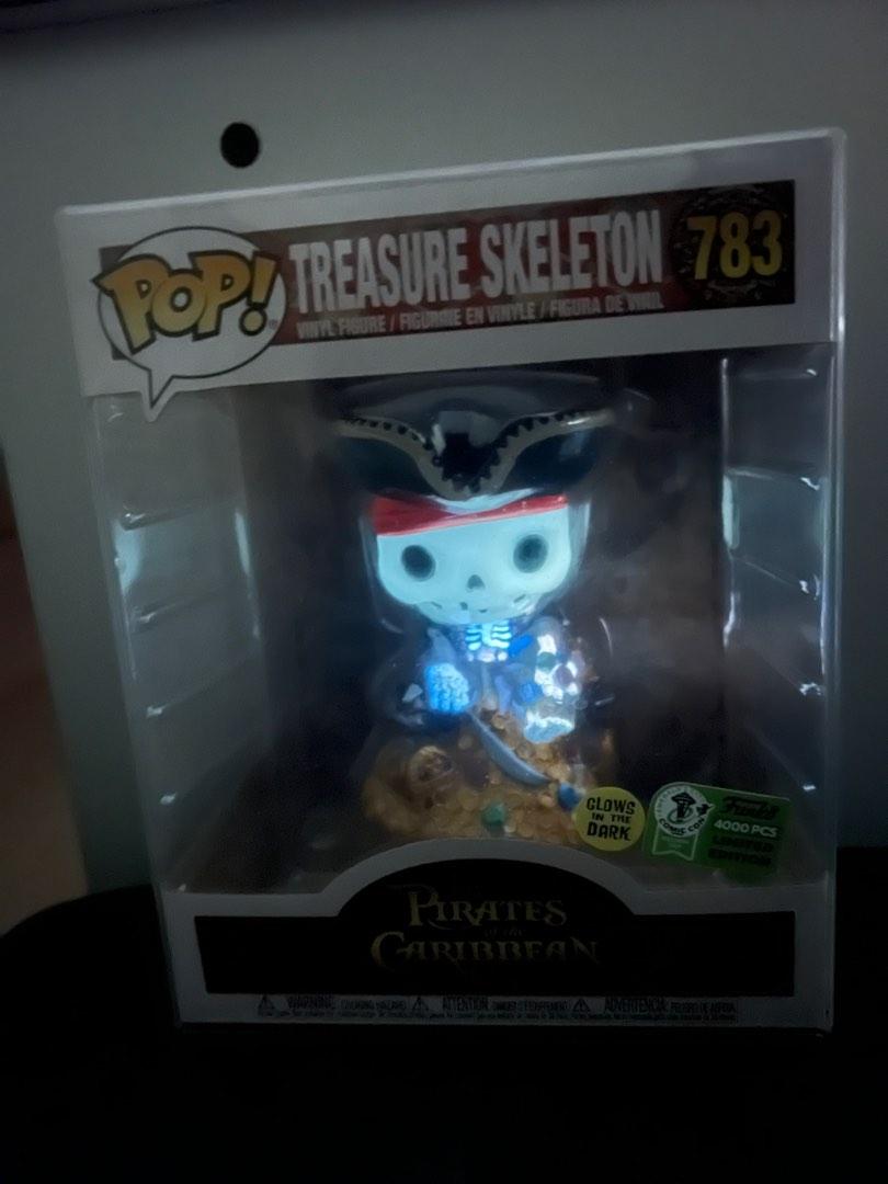 Treasure Skeleton GITD Funko pop (Category: Designer & Blind Box Toys) located in Quezon City. Submitted by jeffabe (Listing ID 1183085874, Image 2). Description: Treasure Skeleton Glow in the Dark Funko pop 2021 Emerald City Comic Con Exclusive Boss Protector included .