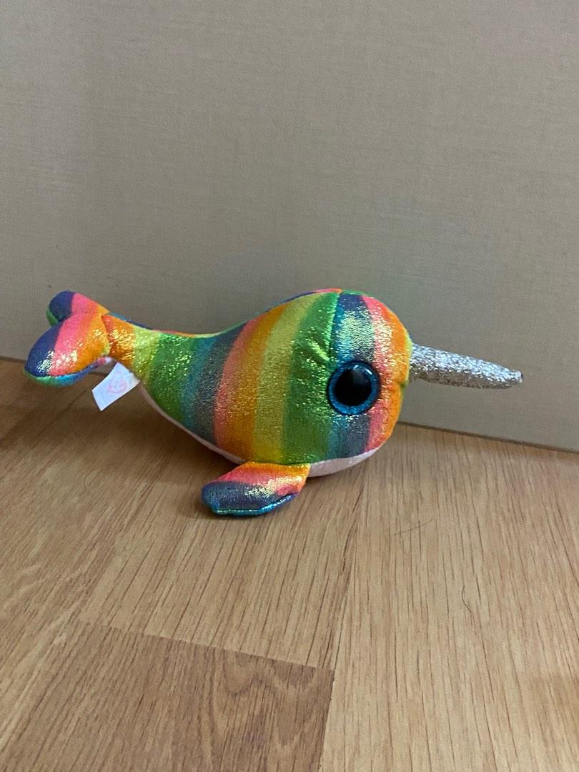 Rainbow narwhal hotsell beanie boo