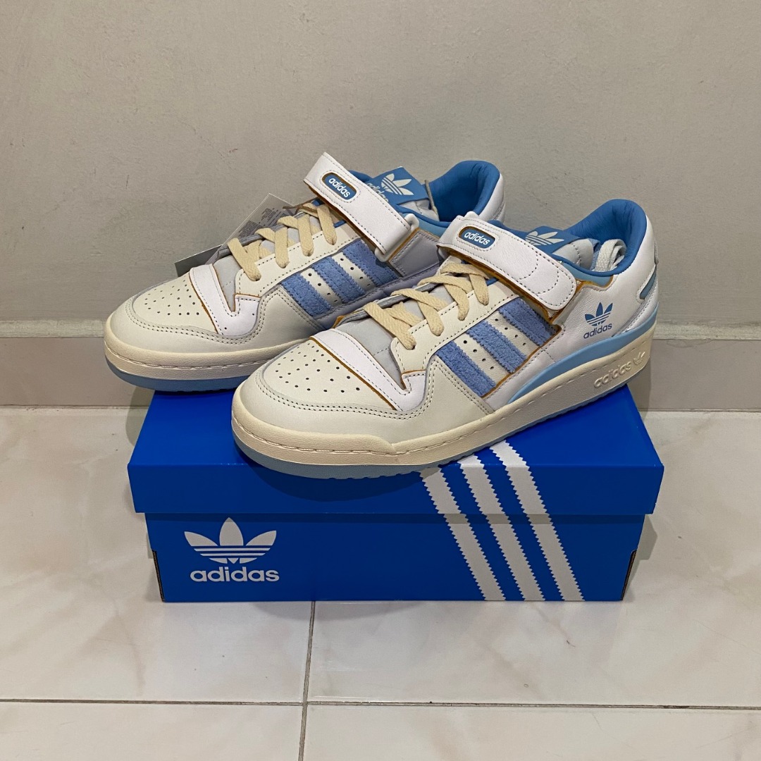 US8.5/UK8] adidas Forum 84 Low UNC (Little Goat), Men's Fashion, Footwear,  Sneakers on Carousell