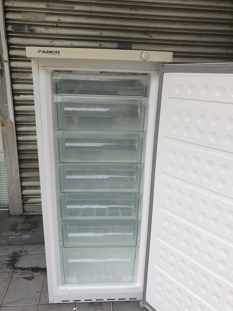 Used upright Freezer 188L, peti beku peti ais refrigerator, good