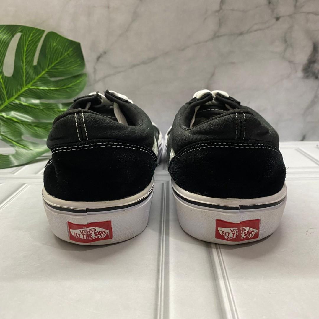 Vans 721277 Old Skool Classic Black White Size 45