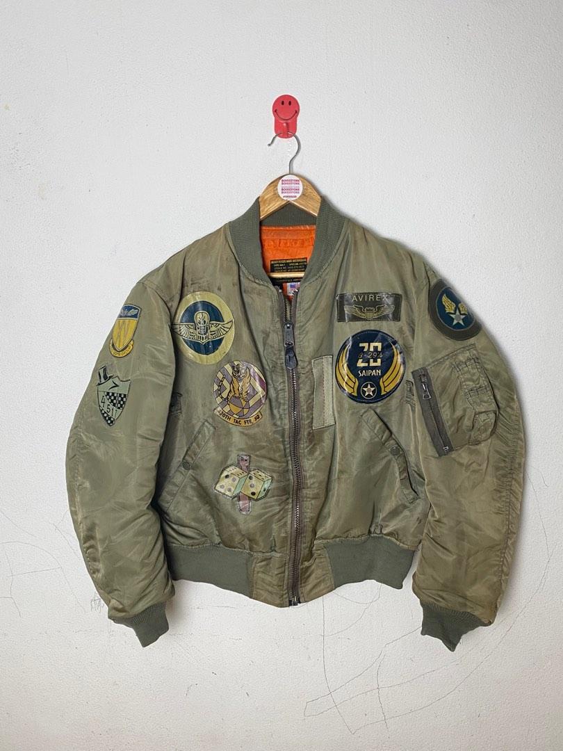 Vintage Avirex Top Gun flyer Type MA-1 Reversible Bomber Jacket