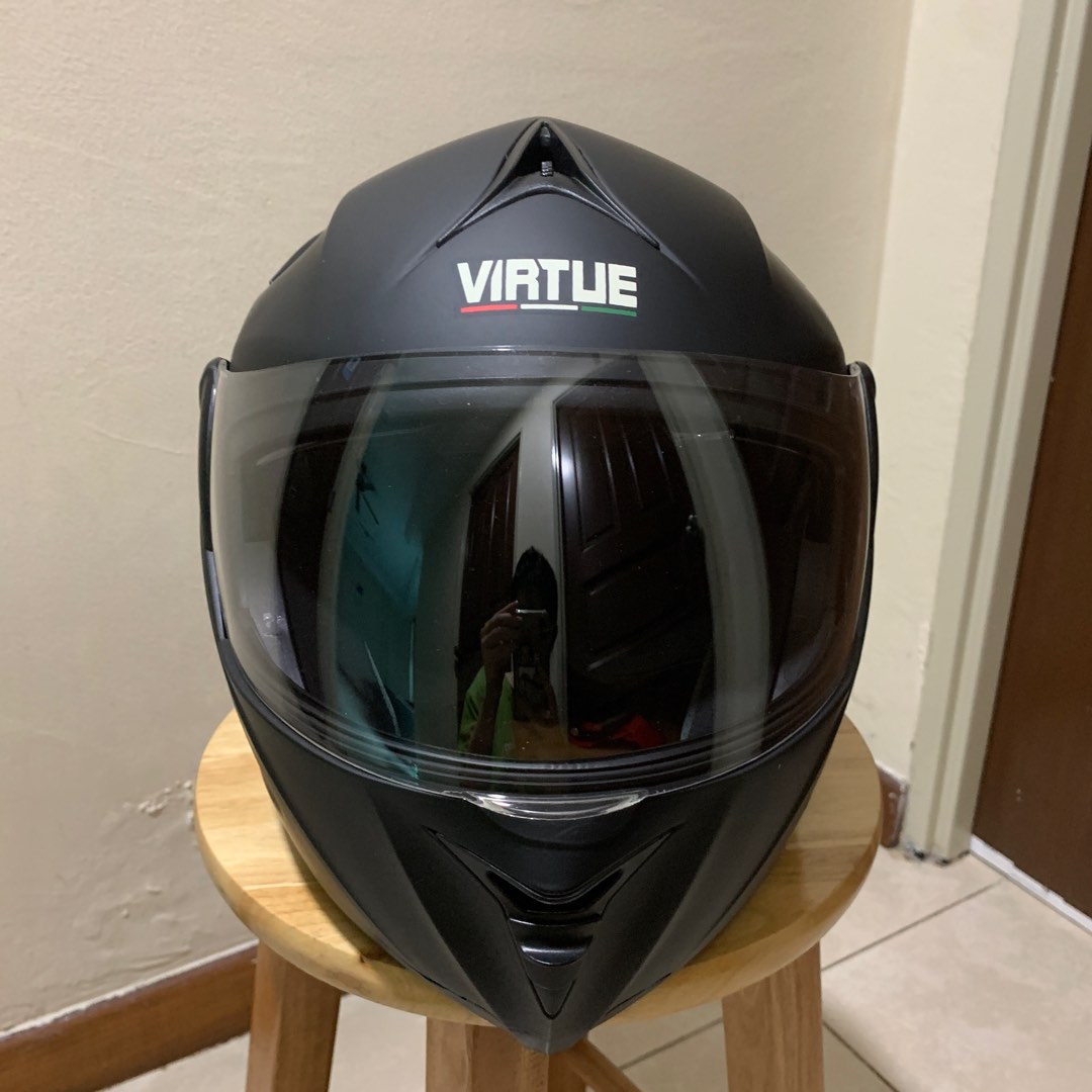 Virtue Full Face Helmet, Motorcycles, Motorcycle Accessories on Carousell
