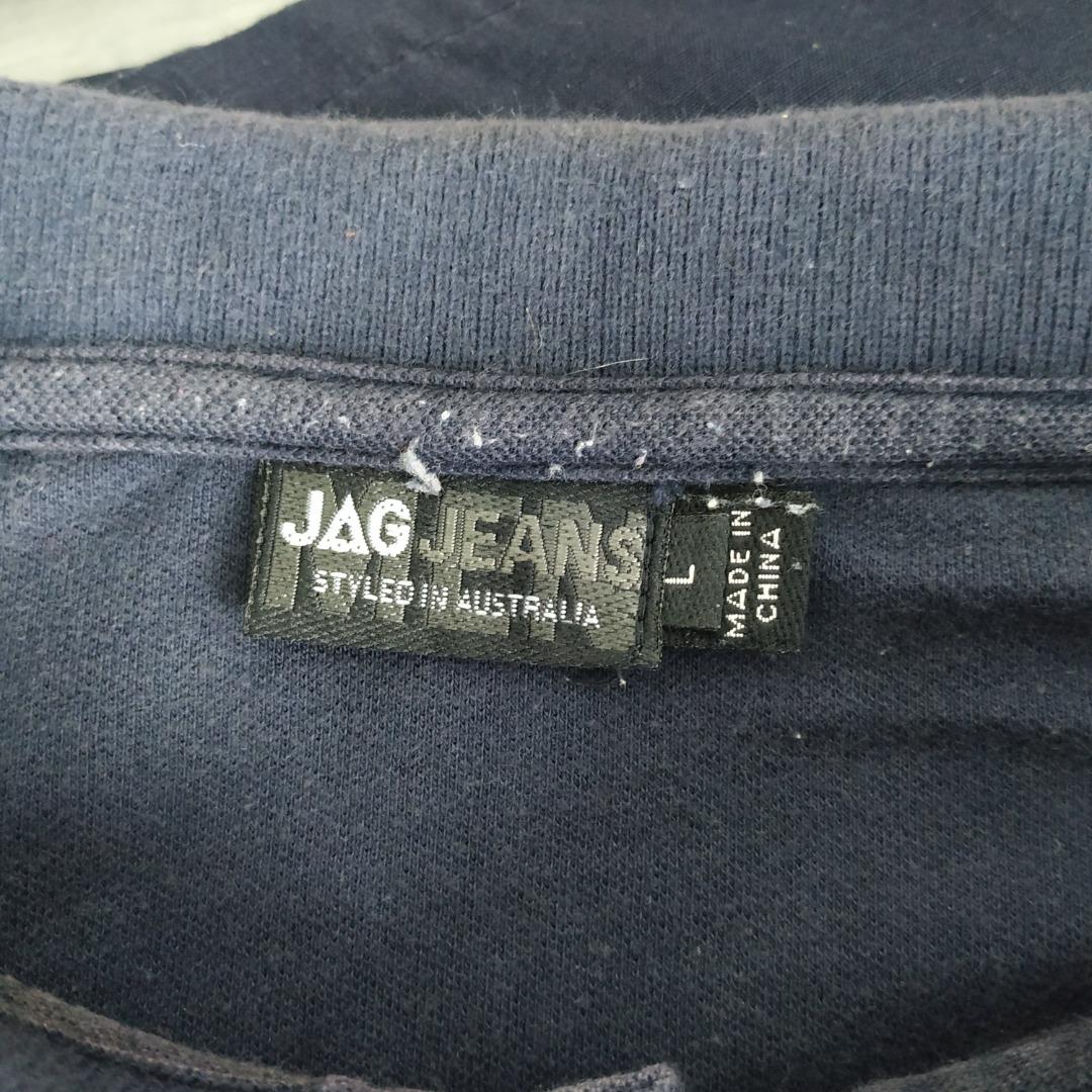XL JAG JEANS POLO TSHIRT SHIRT FADE WORN VINTAGE AUSTRALIA BAJU
