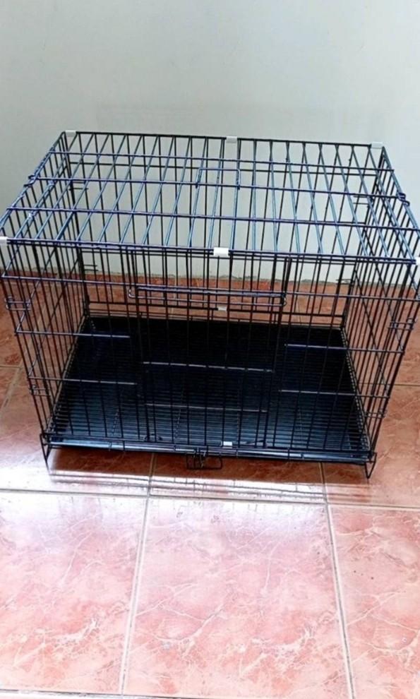 XXL collapsible dog cage with free poop tray 30x20x23 inches, Pet