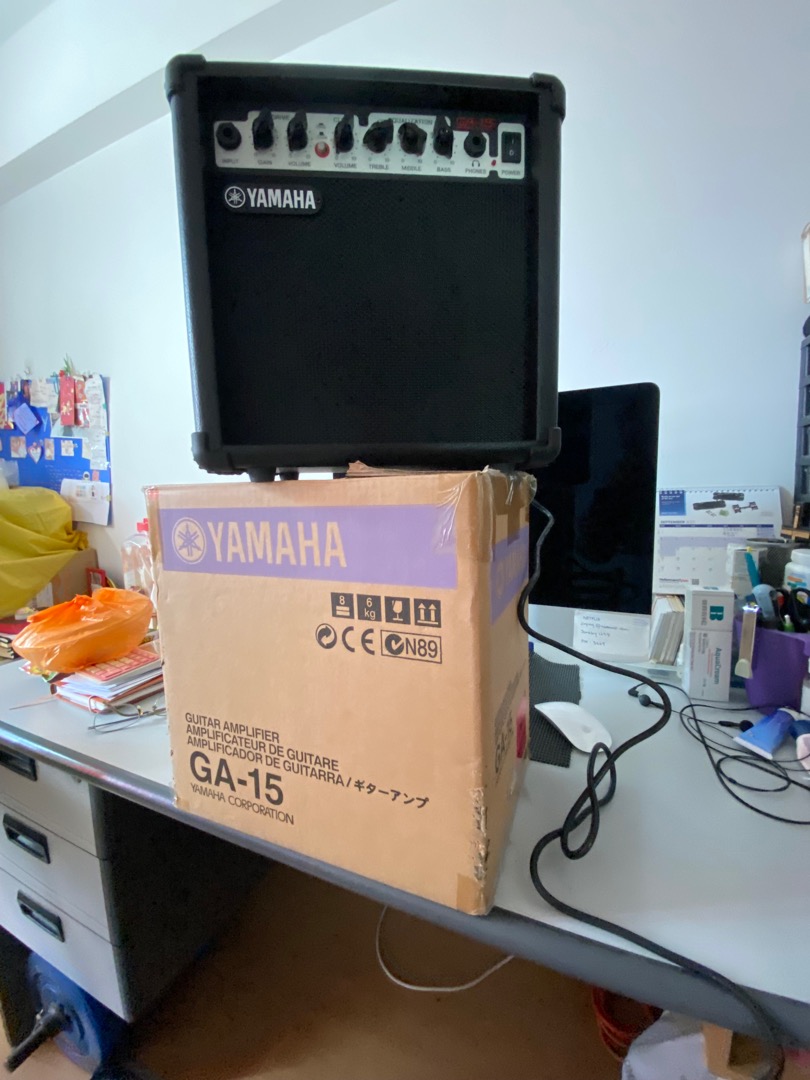 YAMAHA GA15 GUITAR AMPLIFIER, Hobbies & Toys, Music & Media, Musical ...