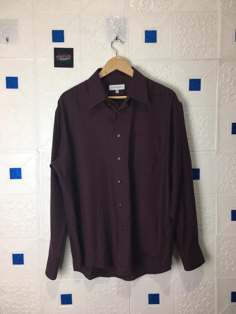 Yves Saint Laurent Long Sleeve Men s Fashion Tops Sets Formal Shirts on Carousell