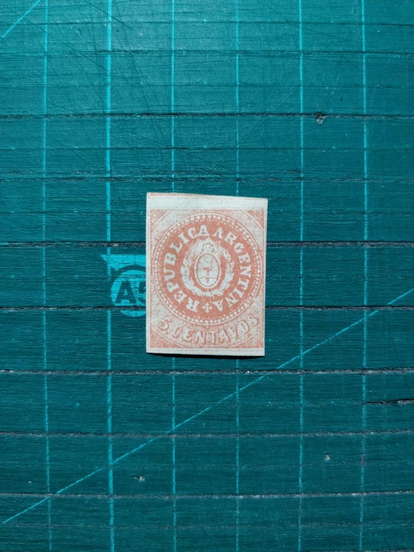 老假票]1862 阿根廷通用郵票新票一枚, 興趣及遊戲, 收藏品及紀念品, 郵票及印刷品- Carousell