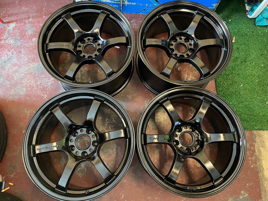 18" Rim Original Rays Gramlight 57DR 🇯🇵 5x114.3 9.5JJ +22, Auto
