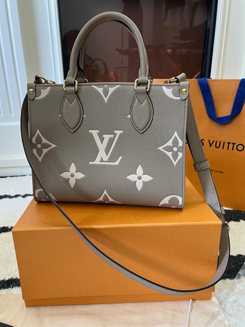 2022 🦄 LOUIS VUITTON PM On the Go OTG PM Size in Dove Tourtourelle Creme  Combo ✨ Authentic LV, Luxury, Bags & Wallets on Carousell