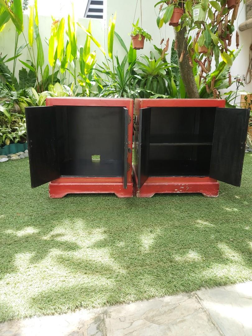 2 Chinese red chamber chest, Furniture & Home Living, Furniture