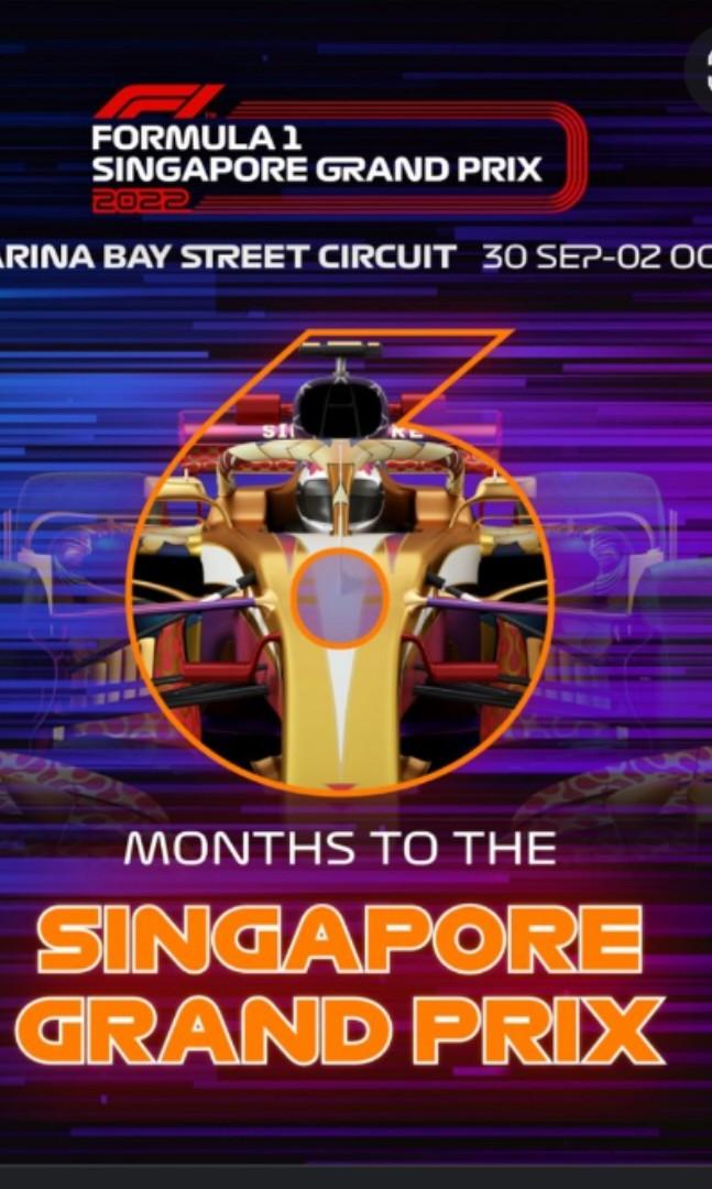 2022 F1 3 days Bay Grandstand Ticket, Tickets & Vouchers, Event Tickets