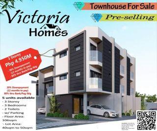 3 storey preselling townhouse in cainta for sale
