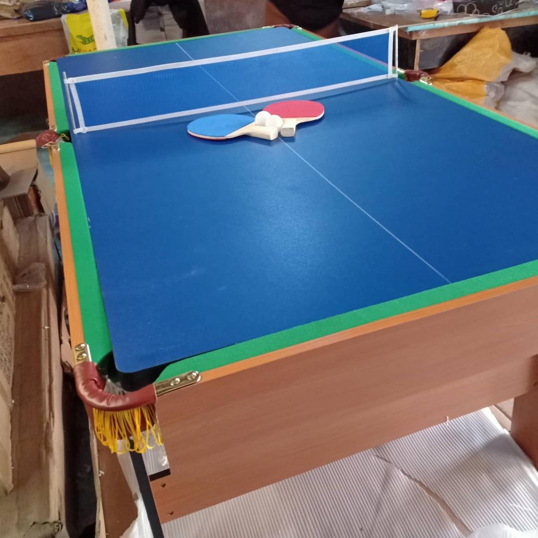 6ft. 3in1 IMPORTED BILLIARDS,AIR HOCKEY, TABLE TENNIS, Hobbies & Toys