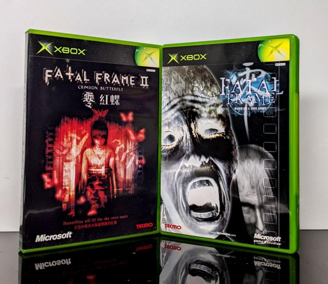 面交/順豐到付] 初代XBOX 零Fatal Frame 1 & 2 紅蝶, 電子遊戲, 電子