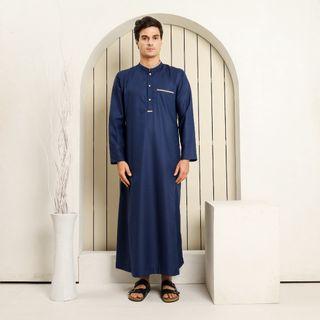 ( S - XXL ) Men Gamis Muslim Shirt Set