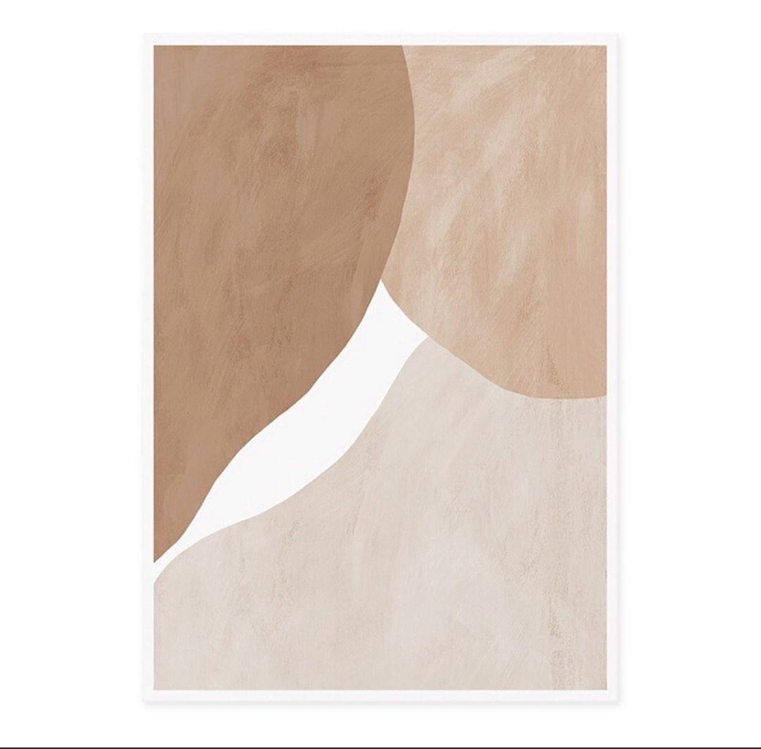 Abstract painting canvas (with no frame), Furniture & Home Living, Home