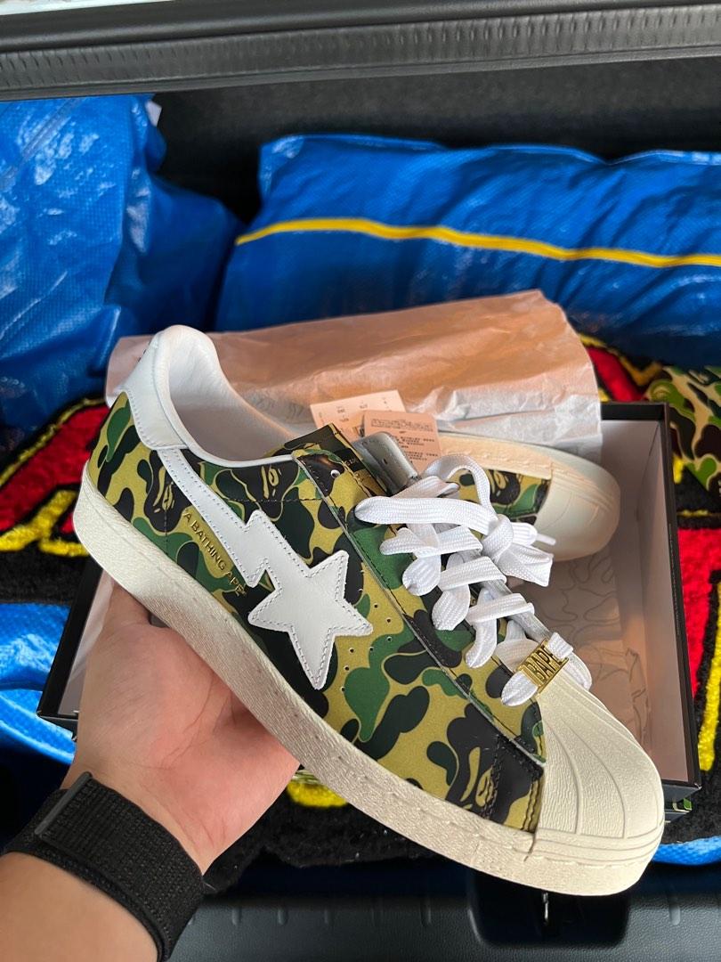 Adidas Superstar 80s Bape, Men's Fashion, Footwear, Sneakers on Carousell