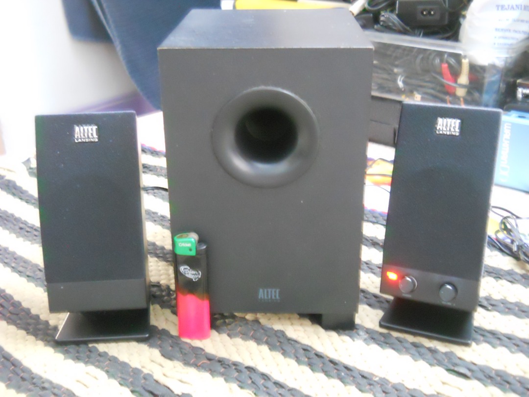 ALTEC LANSING BXR1321 2.1 Subwoofer Audio System Audio