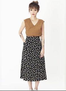 Amy Floral Midi Skirt