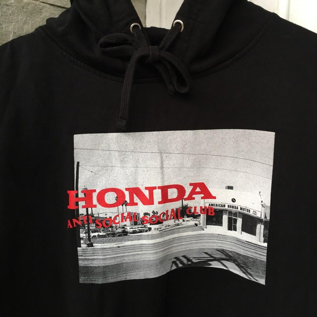 Anti social social club honda deals hoodie