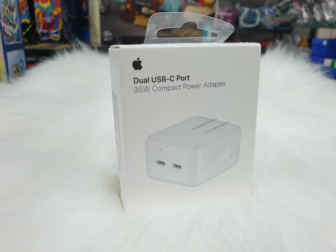 Apple 35w Dual USBC port compact power adapter, Mobile Phones & Gadgets