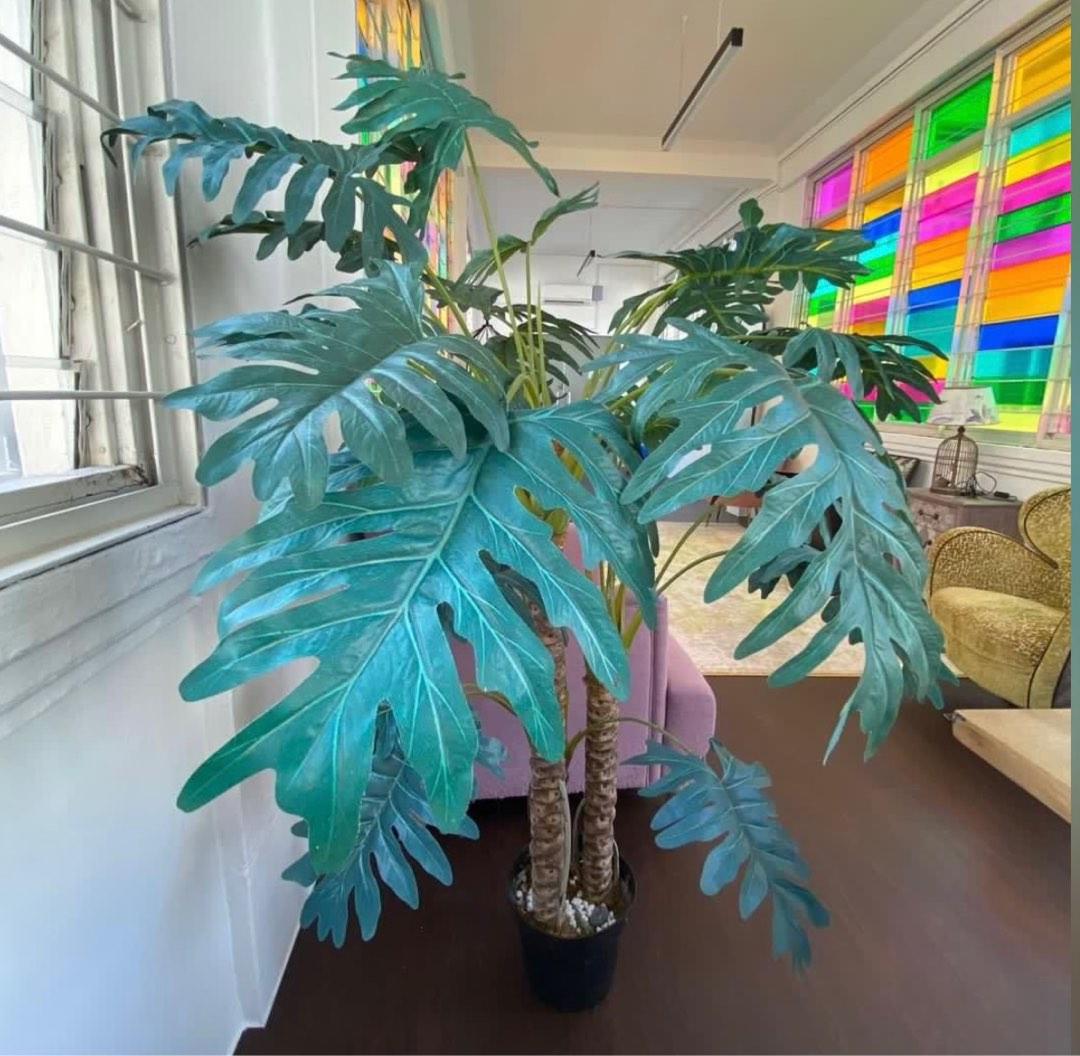 Artificial Tall Faux Plant, Furniture & Home Living, Home Decor