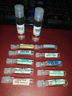 Assorted VS / BBW 1ml decants with Free 2 3ML inspired perfume decants