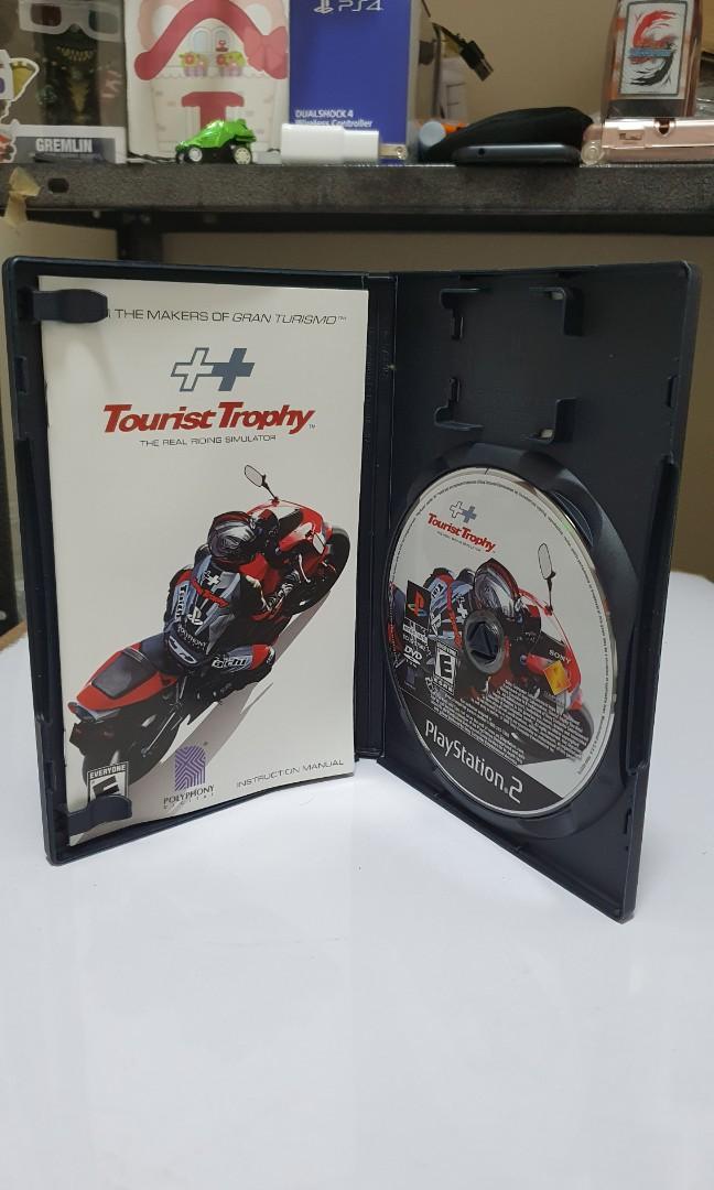 Tourist Trophy ( Sony Ps2 , NTSC- U/C) (Category: PlayStation) located in Quezon City. Submitted by itemsforadoption (Listing ID 1183270358, Image 3). Description: Rfs: Its 2022! Happy New Year. Now is a time to be joyous and declutter. And I'm doing just that this season. Tourist Trophy: The Real Riding Simulator is a 2006 motorcycle racing video game. It was designed by Polyphony Digital, the developers of the popular Gran Turismo auto racing s