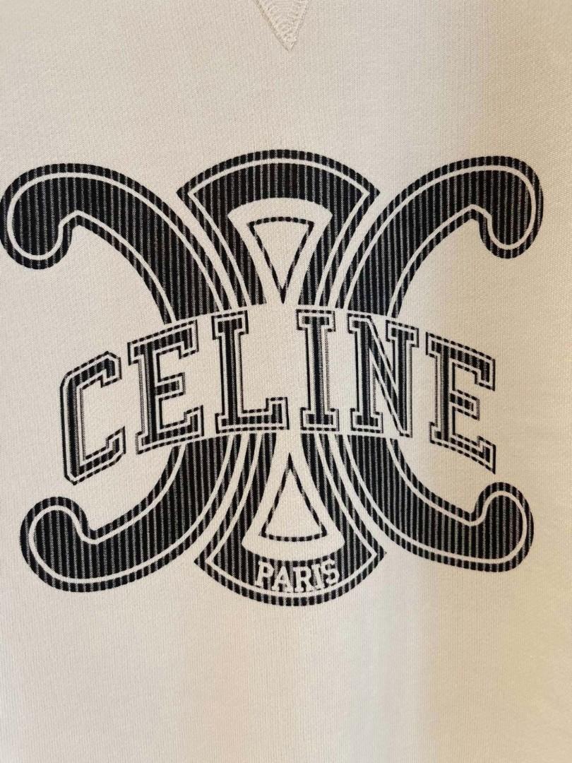 Authentic Celine Arc de Triomphe large logo sweater