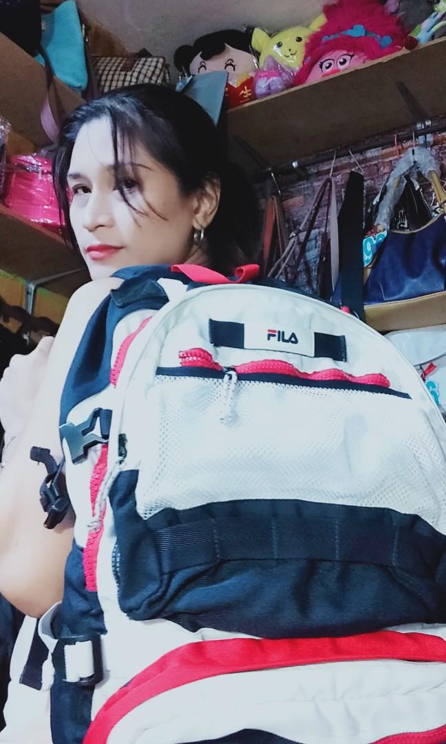 authentic fila backpack BTS collection Men s Fashion Bags