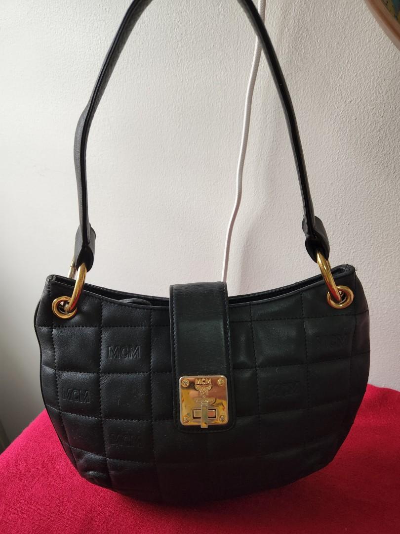 Authentic MCM hobo bag (Category: Luxury Bags & Wallets) located in Quezon City. Submitted by myprelovedfindsph (Listing ID 1183142640, Image 1). Description: MCM mini hobo bag; in excellent condition.
