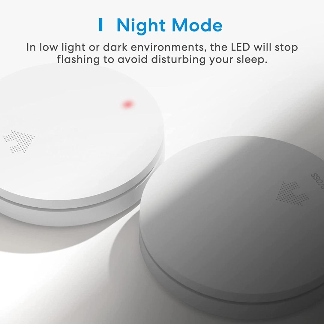 [B1145] Smoke Alarm, Meross 10Year Battery Fire Alarm Smoke Detector