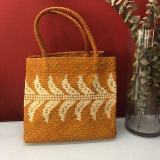 Bangkok Weave Orange Bag