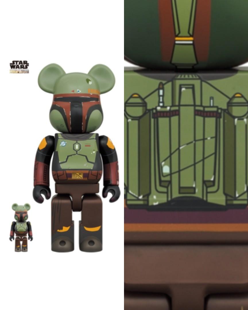 Bearbrick BOBA FETT (Recovered Armor) 400%+100%