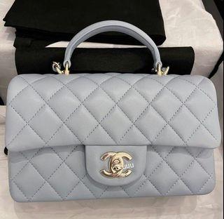 🔴LESS THAN RTP $7990🔴 [RECEIPT BNIB Full Set] Chanel Limited Edition Mini rectangular top handle bag Chanel 19 zippy cardholder wallet mini ocase O case Coco handle vanity