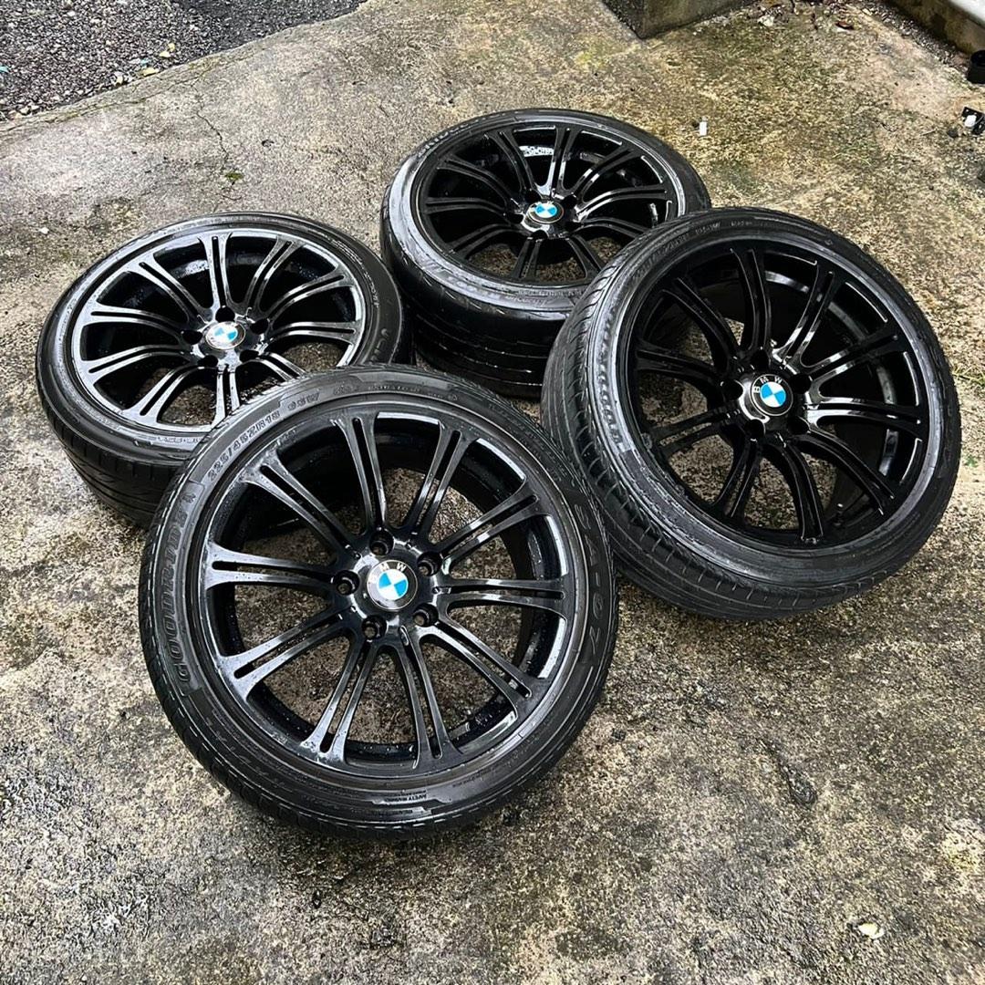 BMW 18 inch sport rim BMW f10 tyre 70%, Auto Accessories on Carousell
