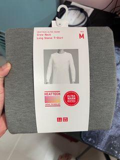 BNIP Uniqlo Heattech (M) Long Sleeve Grey