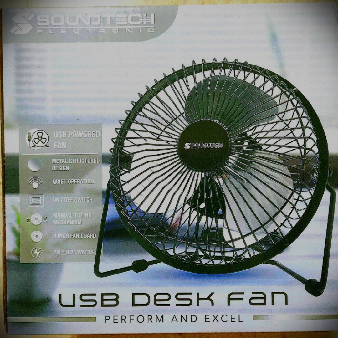 Brand New USB Quiet Portable Fan., Furniture & Home Living, Lighting & Fans, Fans on Carousell