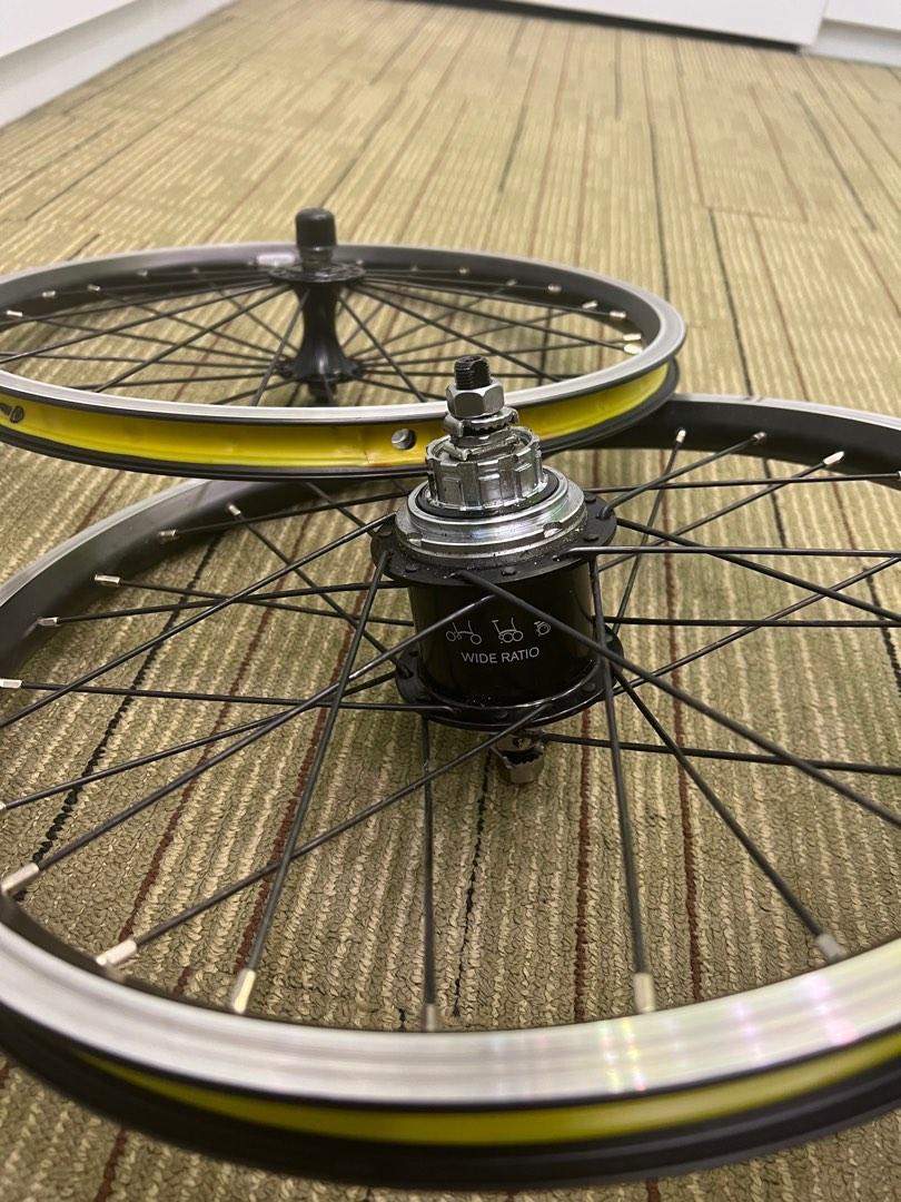 Brompton Black edition 6 speed wheelset, Sports Equipment, Bicycles