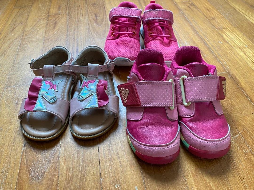 Adidas toddler girl shoes size 7 2025