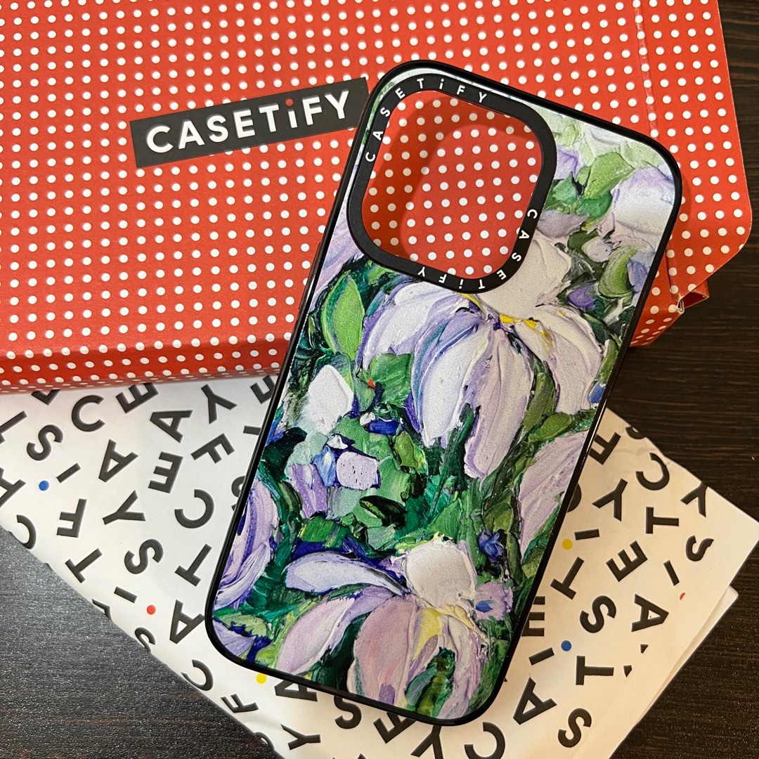 Casetify Lily Lilies case for iPhone 13 Pro, Mobile Phones & Gadgets