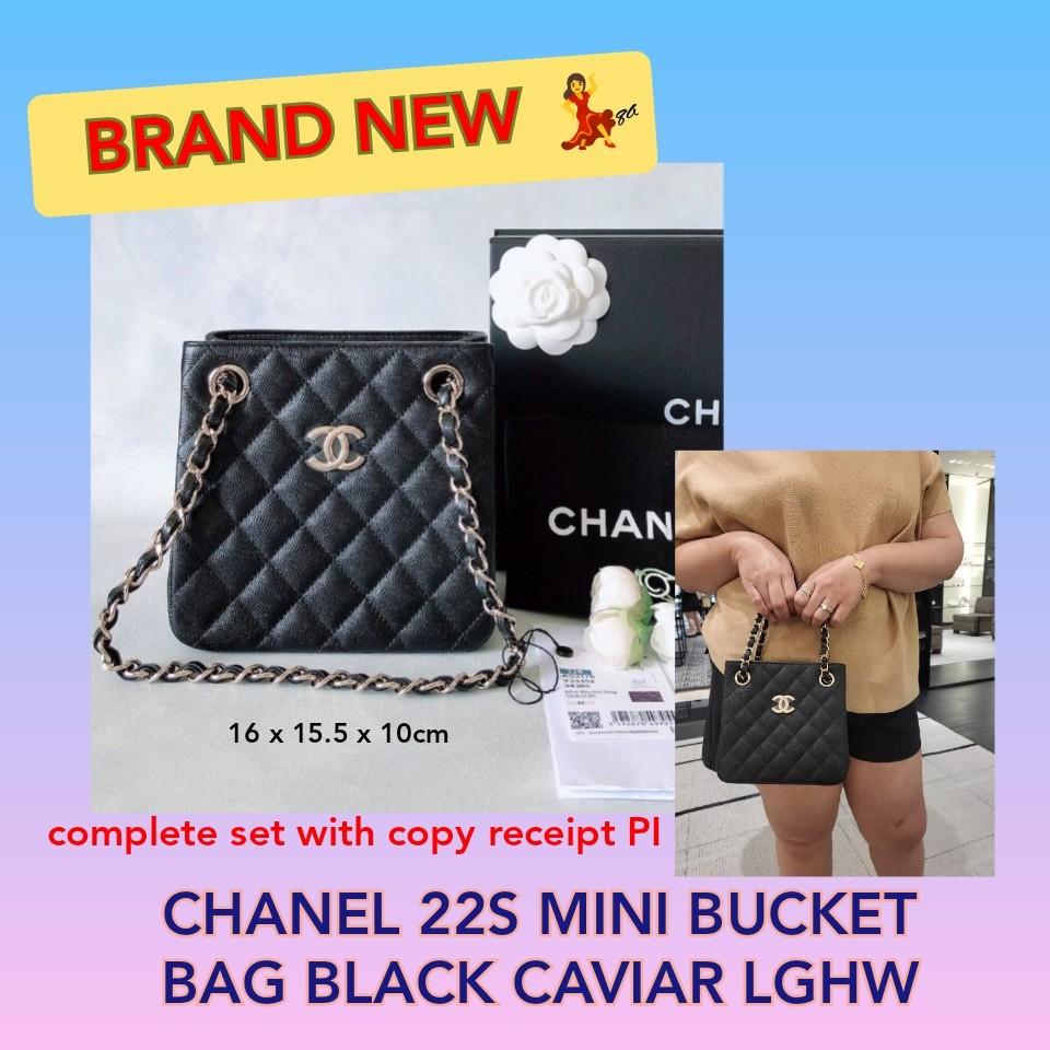 Chanel 22S Mini Bucket Bag Black Caviar – ＬＯＶＥＬＯＴＳＬＵＸＵＲＹ