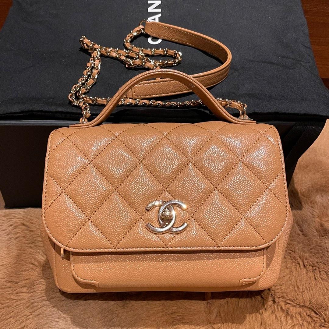 Chanel Affinity Caramel Caviar GHW Small, Luxury, Bags & Wallets