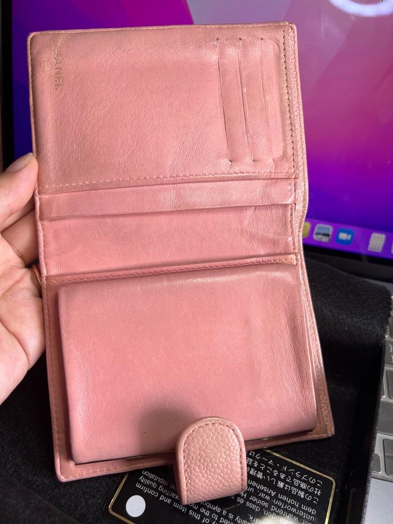 Chanel caviar short wallet Pink (Category: Luxury Bags & Wallets) located in Manila. Submitted by imsojelica (Listing ID 1183134506, Image 2). Description: Guaranteed authentic With lifetime guarantee of authenticity from original seller (reputable ig seller), will give details once sold.